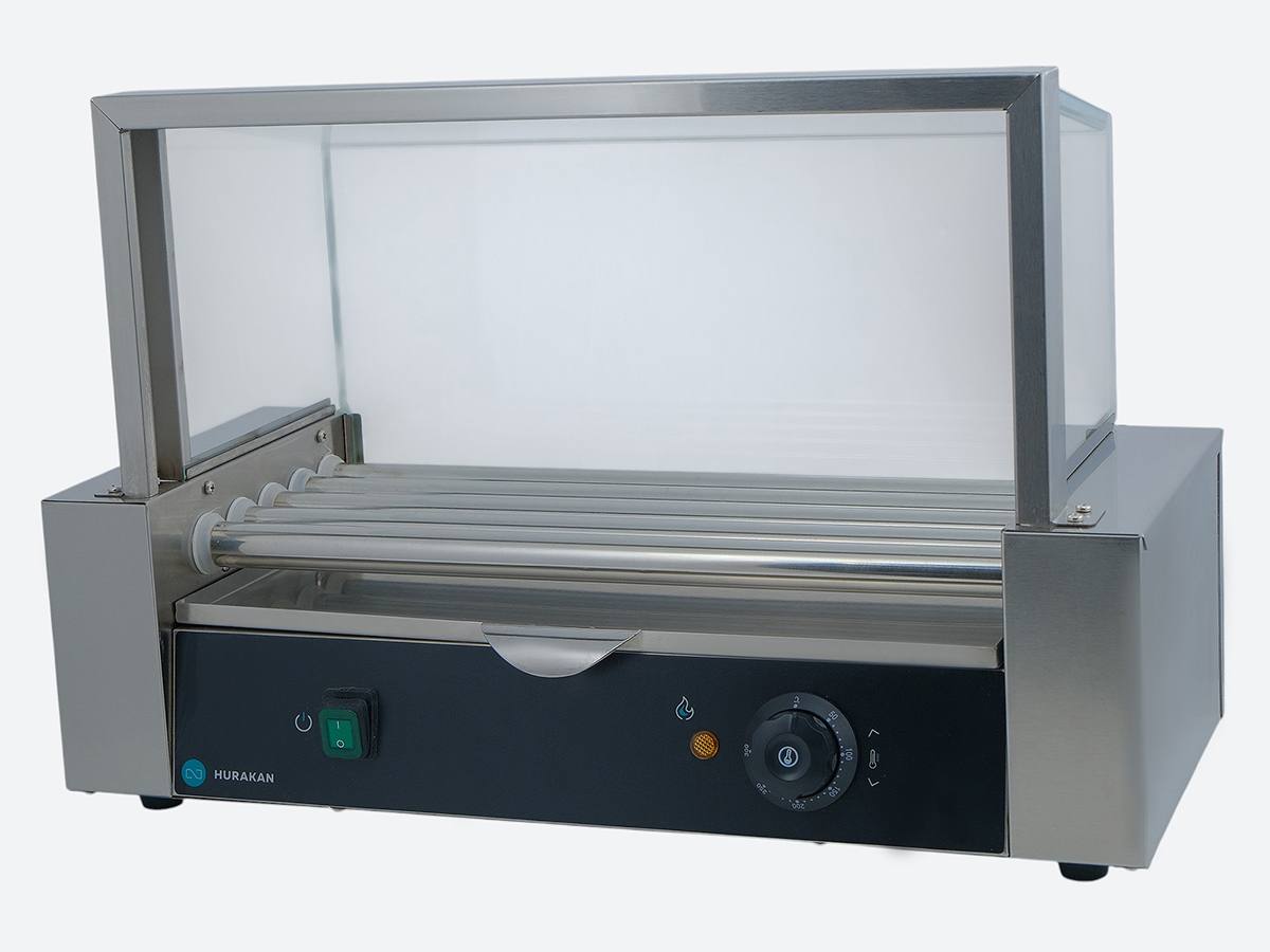 ГРИЛЬ ДЛЯ HOT DOG HURAKAN HKN-GW5MC С ЭКРАНОМ