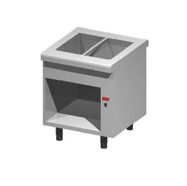 Прилавок для 1 и 2 блюд мармит Emainox 8EGB7 8045009