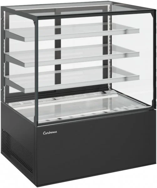 Витрина холодильная серии KC71-130 VV 0,9-2 (открытая, фронт оргстекло) (9005)