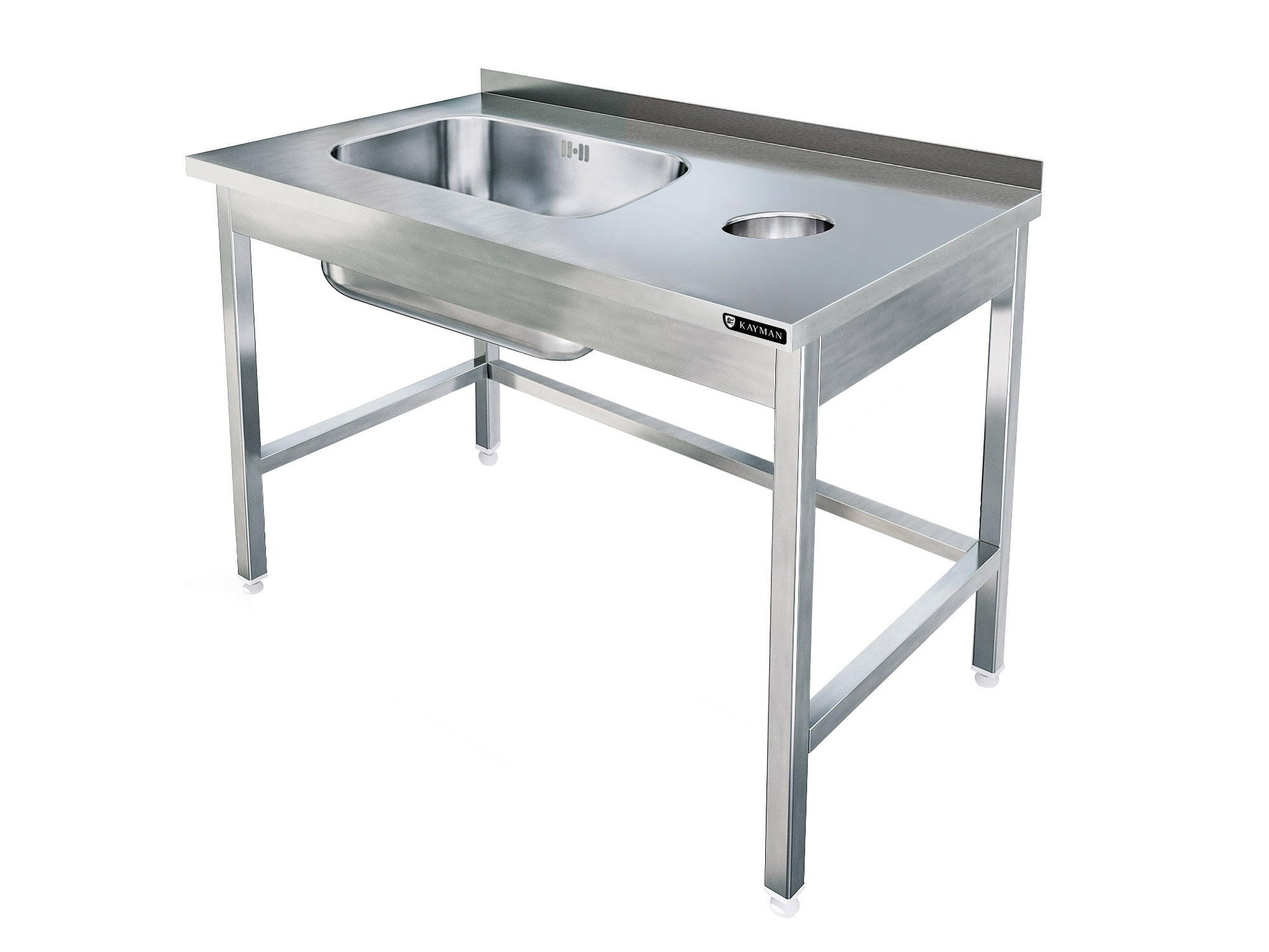 СТОЛ ДЛЯ ГРЯЗНОЙ ПОСУДЫ KAYMAN ДЛЯ П/М TATRA СПМ-123/1507 ПРАВЫЙ