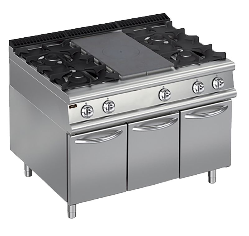 ПЛИТА СО СПЛОШНОЙ ПОВЕРХНОСТЬЮ ГАЗОВАЯ 900 СЕРИИ APACH CHEF LINE LRSTG129R4CS
