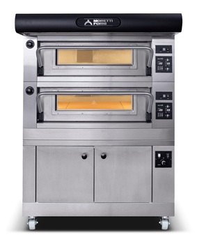 ПЕЧЬ ПОДОВАЯ ДЛЯ ПИЦЦЫ MORETTI FORNI P80E + ЗОНТ + РАССТОЙКА