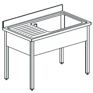 Ванна котломоечная Apach Chef Line LP167-85LW