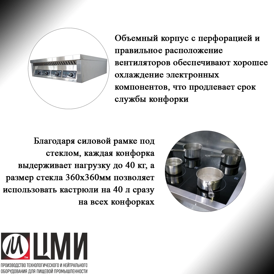 Плита индукционная ПИ-6 островная