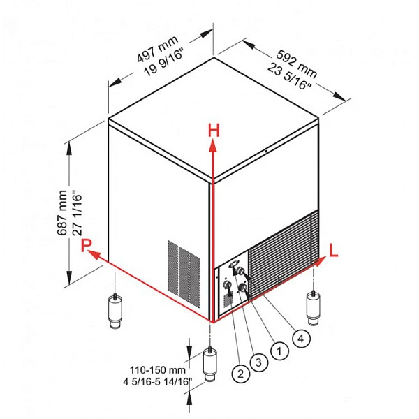 Льдогенератор Brema CB 316W HC
