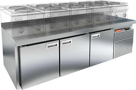 СТОЛ С ОХЛАЖД.ШКАФОМ HICOLD SN111/TN LT SH