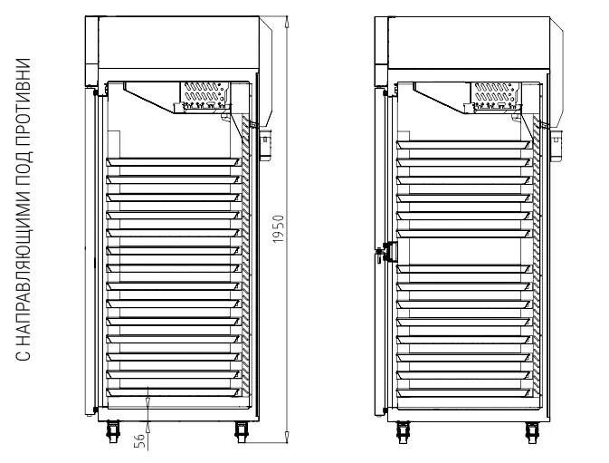 Морозильный шкаф Turbo Air KF25-1P