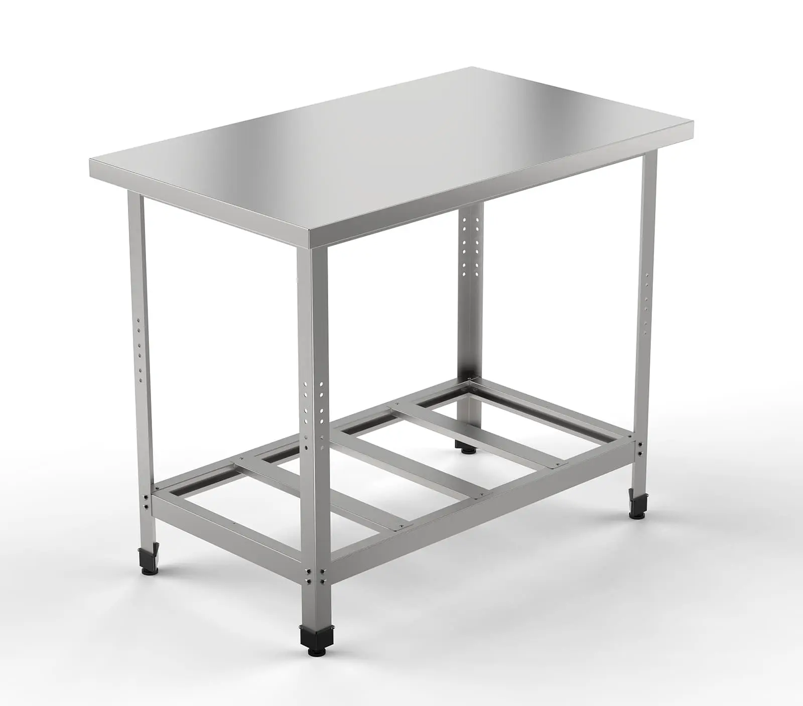 Стол произв. Eksi серии СПОП 600/600-с ("Стандарт", полка-решетка-1шт., расст. м/у реш. 200мм)