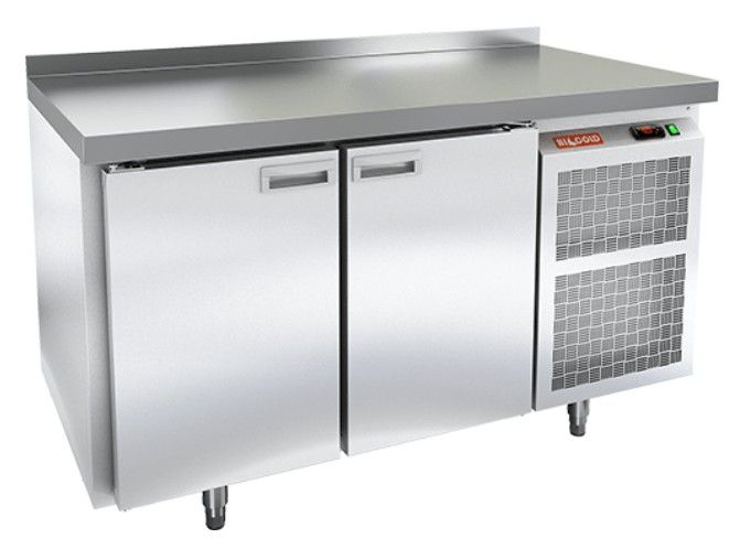 GN 11/TN W стол охл. (-2+10), 2 двери, пластификат, 1390х700х850мм, HICOLD RUS