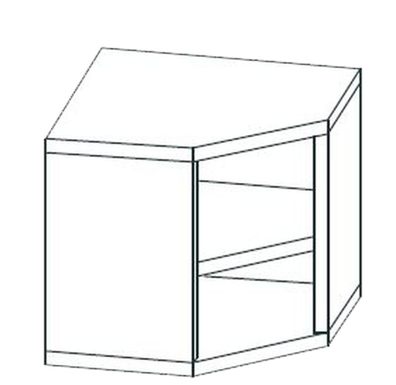 ПОЛКА НАСТЕННАЯ ЗАКРЫТАЯ APACH CHEF LINE LCWС77