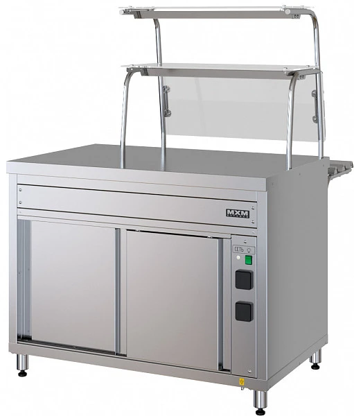 Прилавок нейтральный с полками Марихолодмаш ПНП11