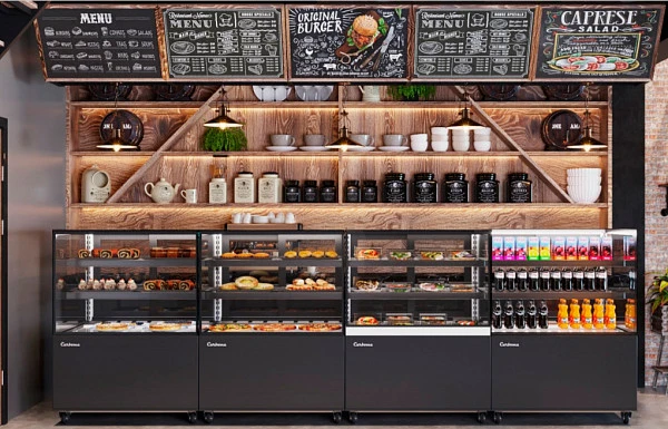 Витрина кондитерская Полюс KC78-130 VV 1,2-1