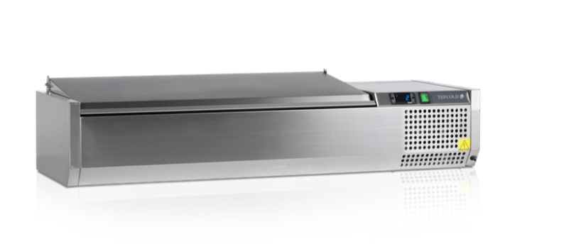 ВИТРИНА ХОЛОДИЛЬНАЯ НАСТОЛЬНАЯ TEFCOLD VK33-120 S/S LID