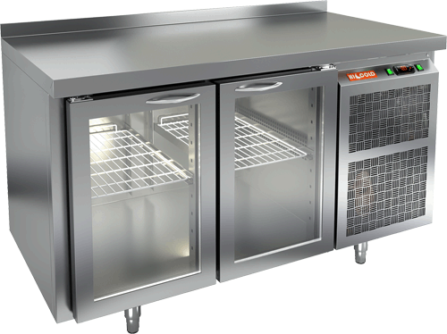 СТОЛ C ОХЛ.ШКАФОМ СО СТЕКЛ.ДВЕР.HICOLD GNG 11/HT