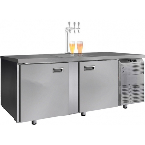 Стол холодильный для кег Финист ХКм-800-2 (2300х800х950) стационарный, каплесборник 700х200х30мм
