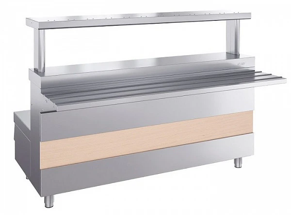 Мармит для 1-х блюд Atesy Ривьера М1-3.1500-02-О 3-х конф. без полок