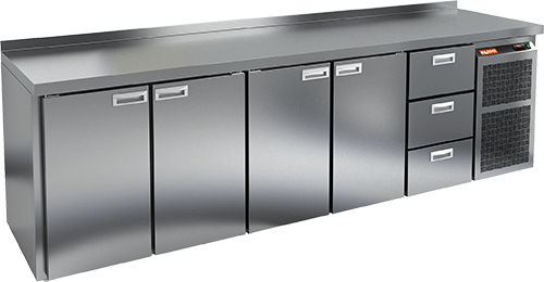 СТОЛ С МОРОЗИЛЬНЫМ ШКАФОМ HICOLD SN 11113 BR2 BT (R290)