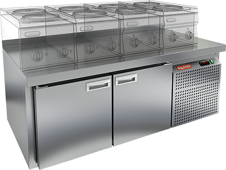 СТОЛ С ОХЛАЖД.ШКАФОМ HICOLD SN11/TN LT SH