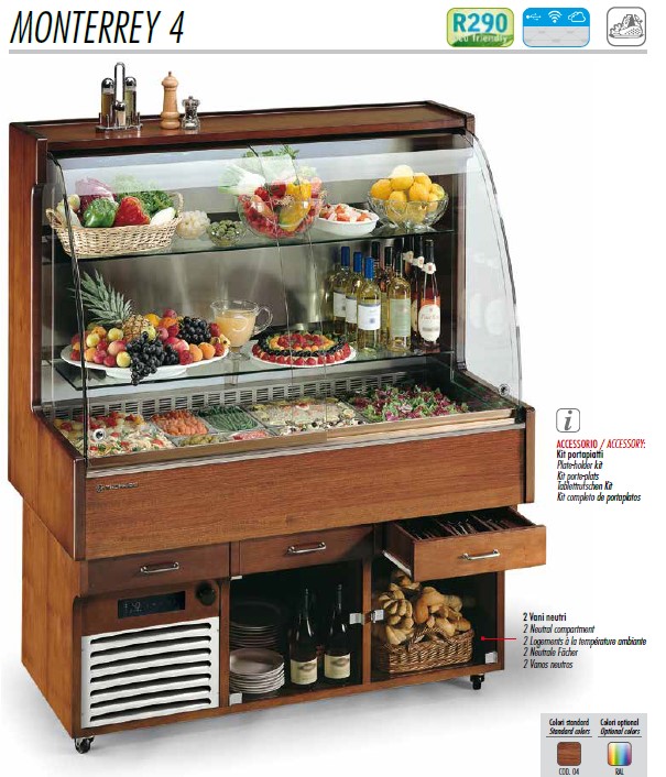 БУФЕТ MONTERREY 4 ТЕМН. ОРЕХ