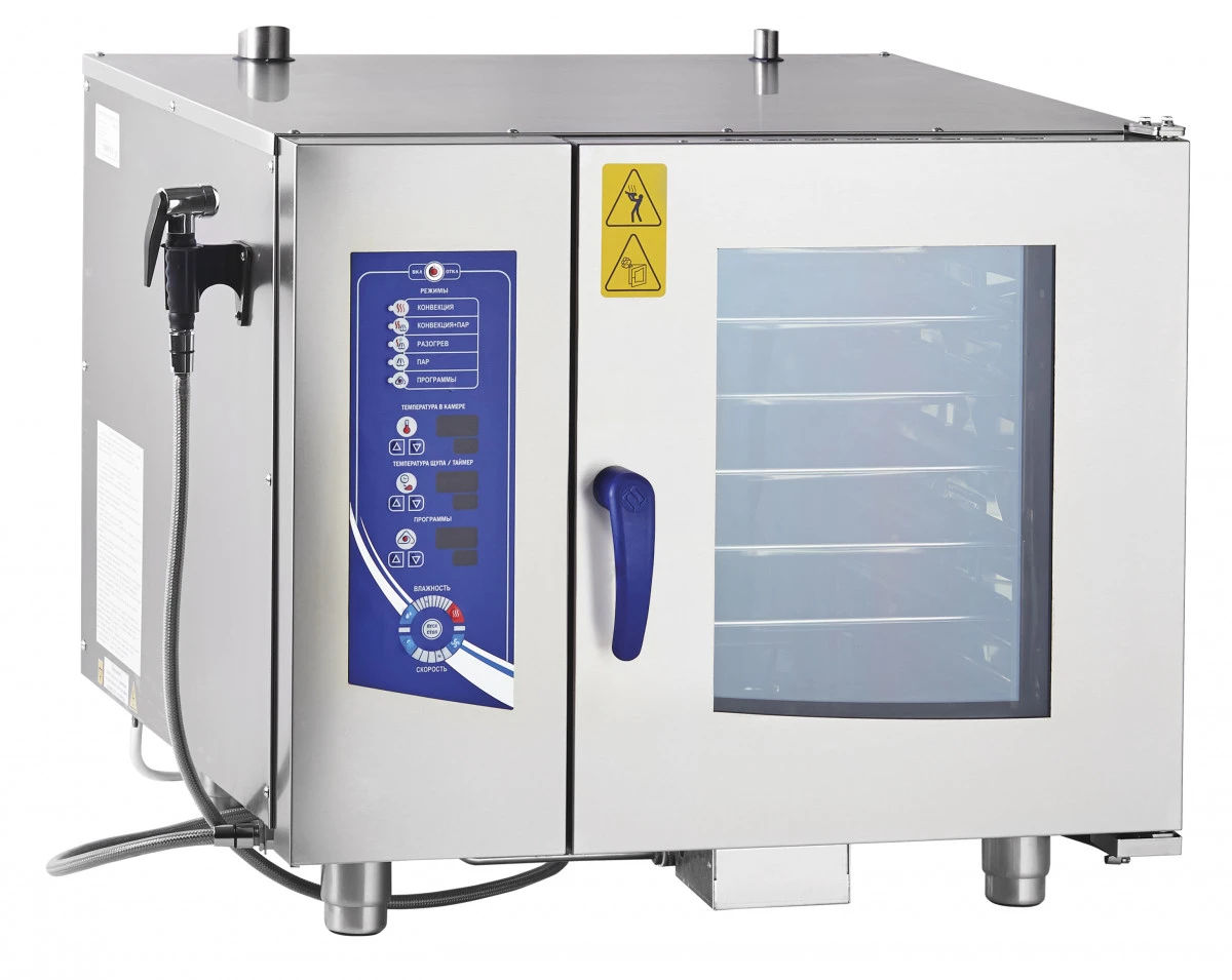 Пароконвектомат Abat ПКА 6-1/1ПМ2-01 (автоматическая мойка)