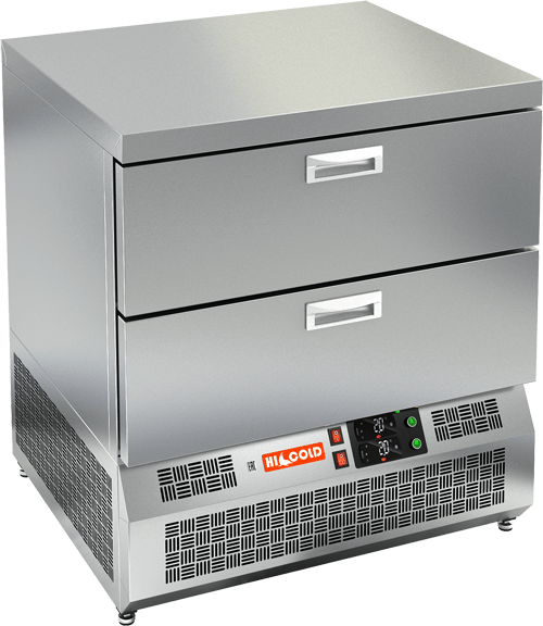 ТУМБА ХОЛОДИЛЬНО-МОРОЗИЛЬНАЯ HICOLD UD 2-2 GN D Sh