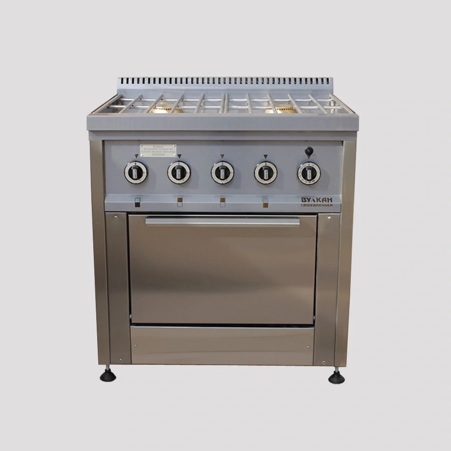 Плита ресторанная газовая Вулкан-Heidebrenner ПРГ-IIA-4М ДШ «Standart» серия 700,  арт. 82243