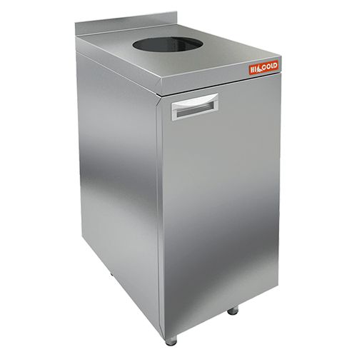 НБМДСО-4/5Б модуль барный с бортом для сбора отходов, 400х500х850мм, HICOLD RUS