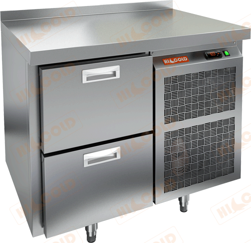 SN 2/BT стол охл. (-10-18), 2 ящика, 900х600х850мм, HICOLD RUS