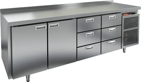 СТОЛ С МОРОЗ.ШКАФОМ HICOLD GN1133/BT