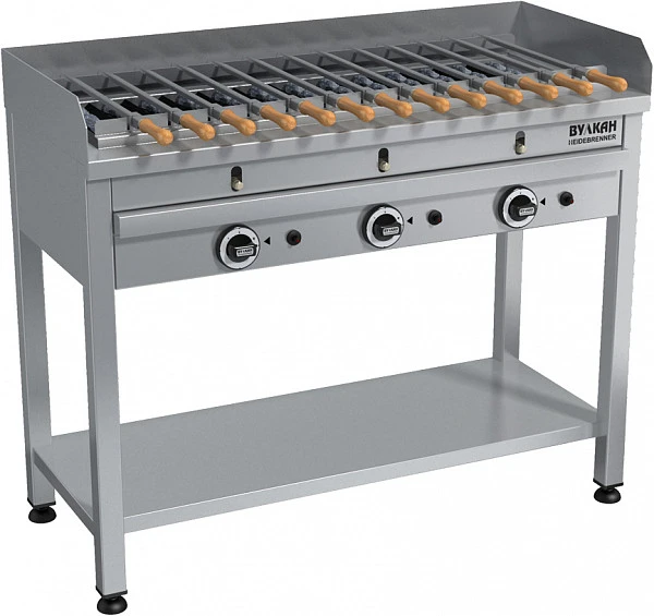 Гриль-шашлычница Вулкан BPD 03 Кастель 8010