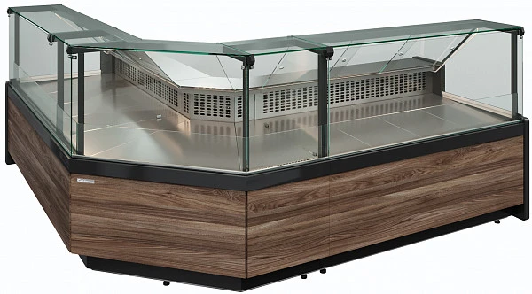 Холодильная витрина Полюс GC111 VV 1,5-1 динамика (газлифт, без боковин) 1008