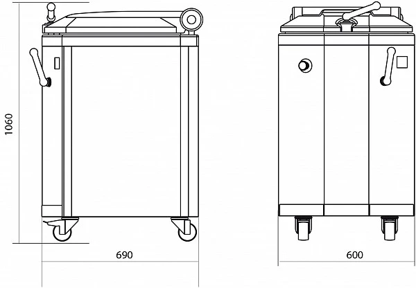 Тестоделитель JAC DIV-20 (круглые)