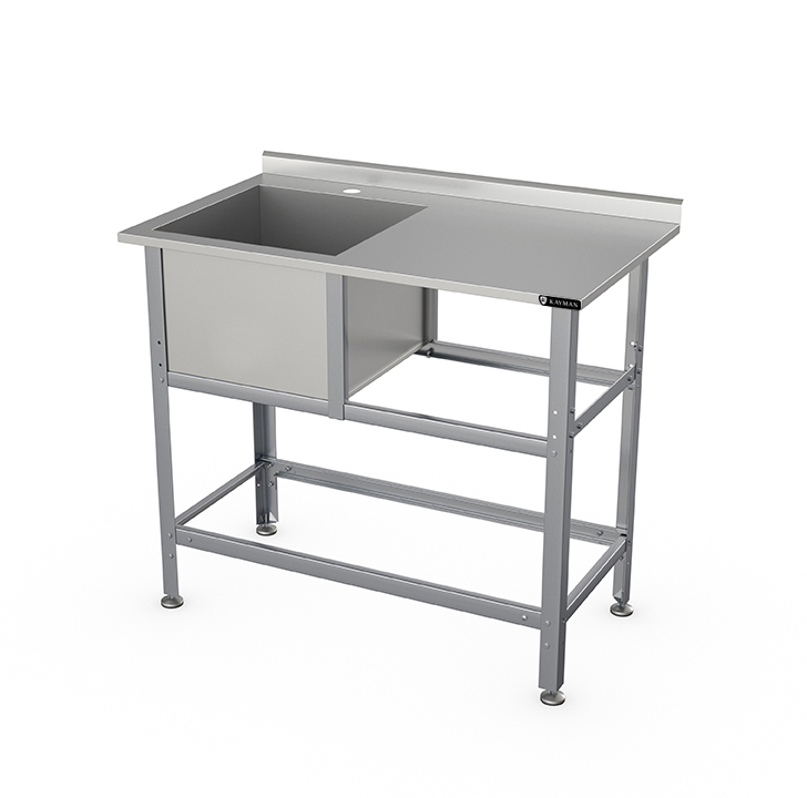 ВАННА МОЕЧНАЯ СВАРНАЯ KAYMAN ВМБ-614/1010-Л-А