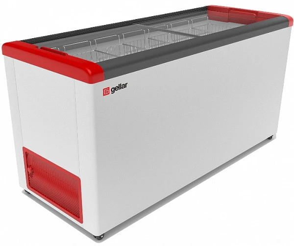Морозильный ларь Gellar FG 600 C красный