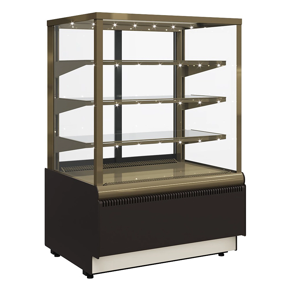 Витрина кондитерская Полюс KC70 VV 1,3-1 (ВХСв - 1,3д Carboma Сube Люкс)