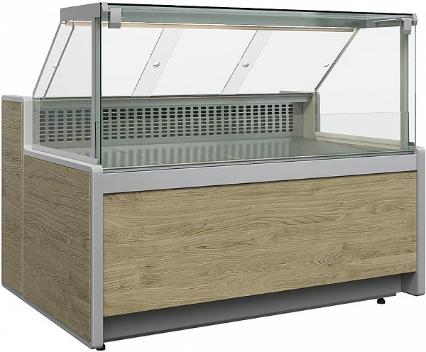 Холодильная витрина Полюс GC111 VV 1,5-1 динамика (газлифт, без боковин) 1010