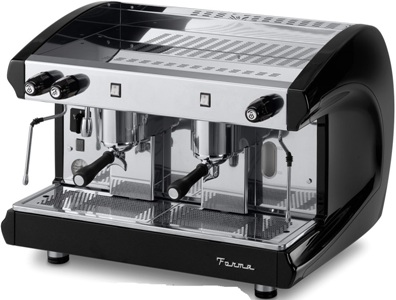 КОФЕВАРКА ASTORIA AEP/2 FORMA ЧЕРНЫЙ/СТАЛЬ