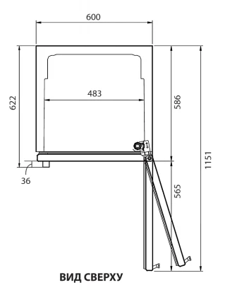 Холодильный шкаф Turbo Air FRS-401RNP