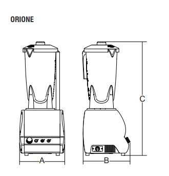 БЛЕНДЕР SIRMAN ORIONE T+ДОП. НЕРЖ. СТАКАН