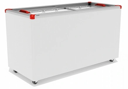 Ларь низкотемпературный Gellar серии CLASSIC, FG 500 C, красный v25