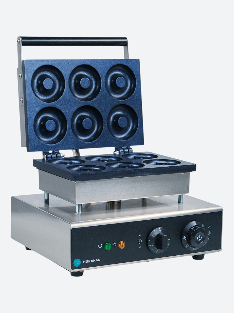 ВАФЕЛЬНИЦА ДЛЯ ПОНЧИКОВ HURAKAN HKN-GES6D