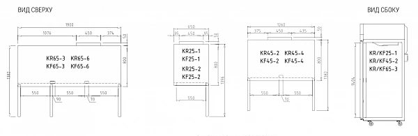 Морозильный шкаф Turbo Air KF45-4