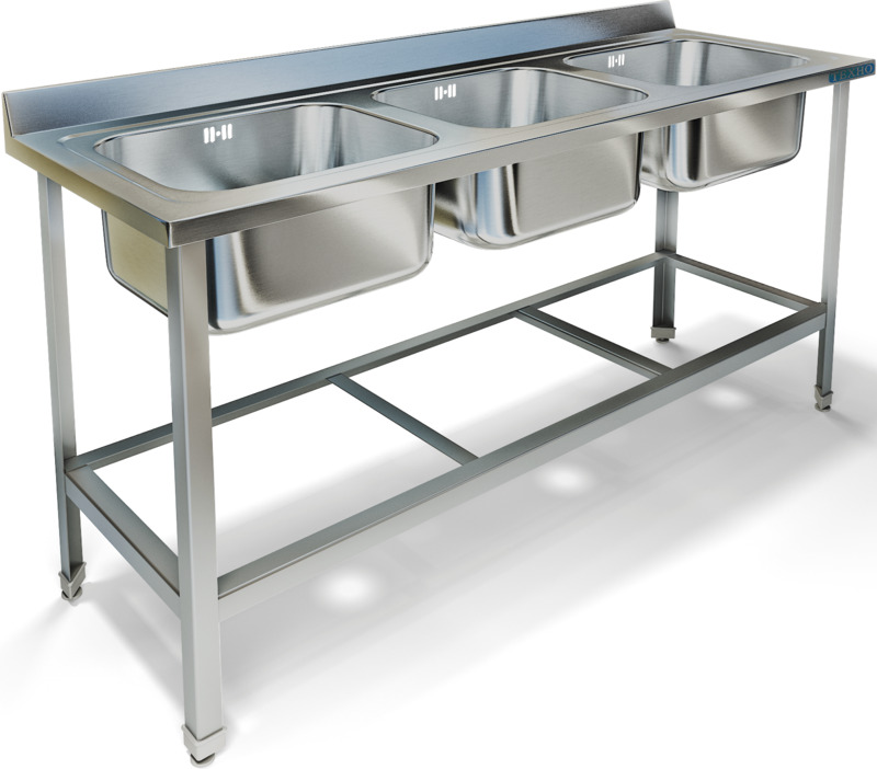 ВАННА МОЕЧНАЯ ТРОЙНАЯ ВМ-48/668