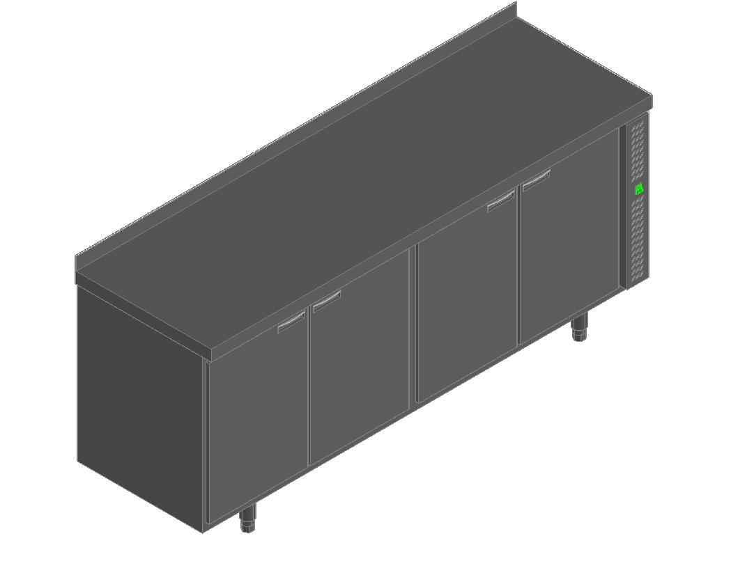 СТОЛ С ОХЛАЖД.ШКАФОМ HICOLD SN 1111/BT P БЕЗ АГРЕГАТА