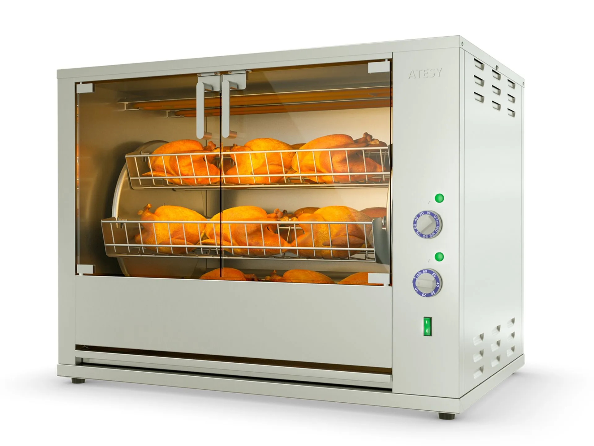 Гриль для кур Atesy Командор-6Э-Т (карусельный)