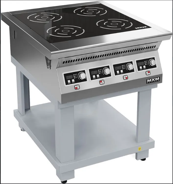 Плита индукционная тип ПИ, модель ПИ49ПС–5,0 без воздуховода, на крашеной подставке