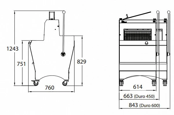 Хлеборезка JAC Duro 450 (11 мм) 3Ф