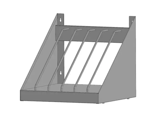 Полка кухонная для досок серии ПКНД-6 (GP)
