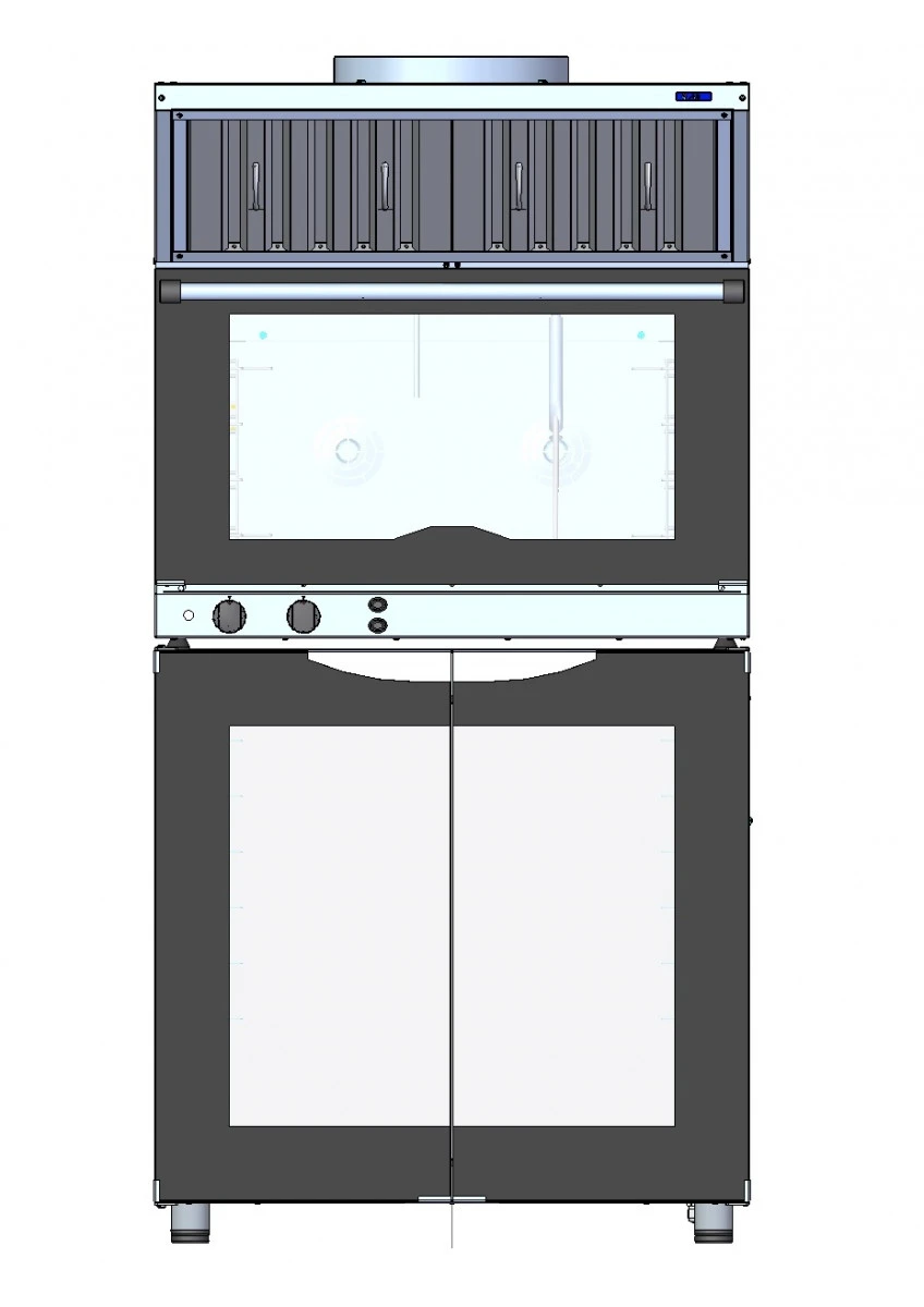 Зонт вытяжной Abat ЗВВ-4-6/4