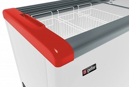 Ларь низкотемпературный Gellar серии CLASSIC, FG 600 C, красный v25